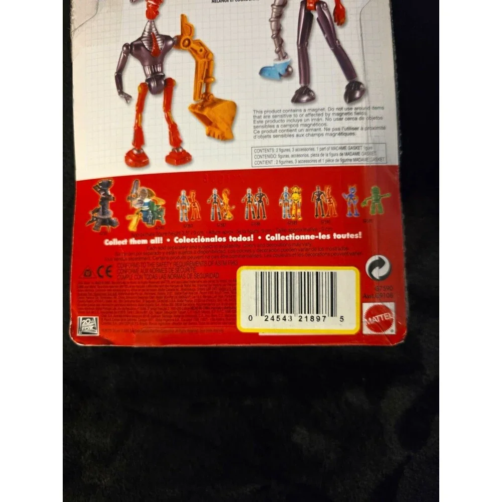Robots  Movie Fender and Ratchet Action Figures Mattel 2004. FACTORY SEALED